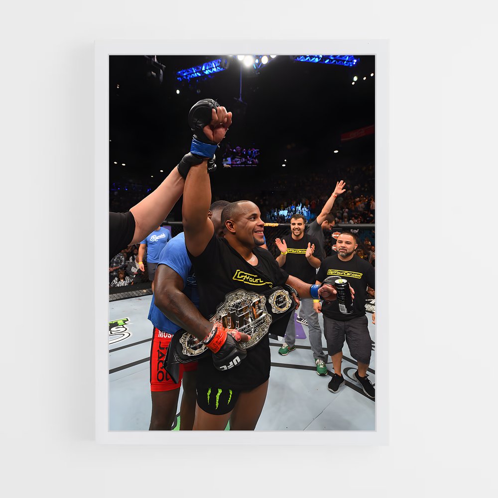 Poster Daniel de cormier – affiche MMA (vue 3)